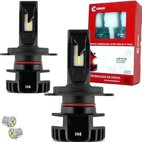 Kit Lampada Super Led Plus Toyota Etios 2019 2020 Farol Alto Baixo E Milha