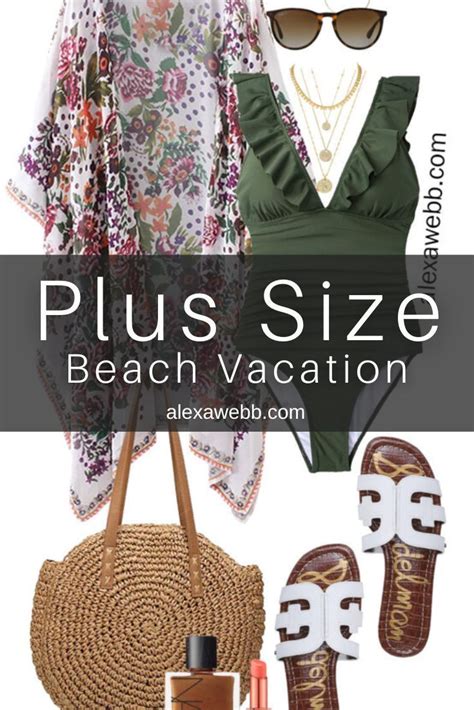 Plus Size Beach Vacation Outfits Part 1 In 2024 Plus Size Beach