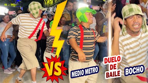 EL MEDIO METRO VS EL BOCHO LOS PASOS MAS VIRALES CON SONIDO