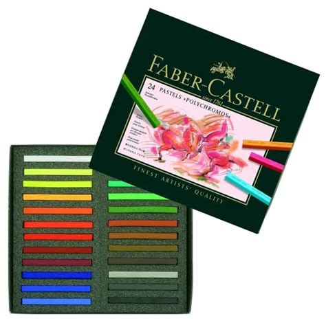 Faber Castell 128524 Pastellkreide Polychromos Etui 24er Savinarte