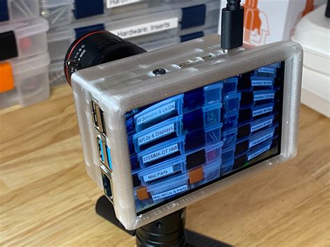 Raspberry Pi Hq Camera Case Hyperpixel Style By Fivesixzero Download Free Stl Model