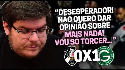 CASIMIRO REAGE VASCO 0 X 1 GOIÁS PELO BRASILEIRÃO 2023 Cortes do