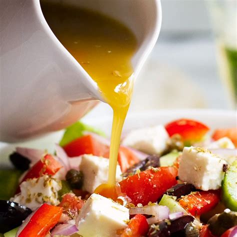 Greek Salad Dressing Recipe Healthy Salad Recipes Salad Recipes