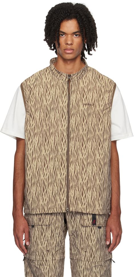 Beige Tactical Vest By Gramicci On Sale