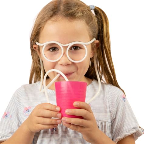 Funtime Tssilly Straw Drinking Glasses