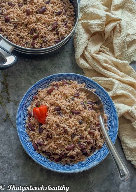 Jamaican Rice And Peas Recipe That Girl Cooks Healthy