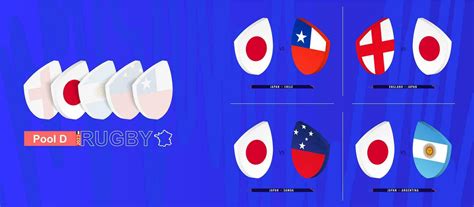 Rugby team of Japan all matches icon in pool A of international rugby ...