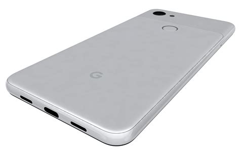 Google Pixel A White D Model By Rever Art