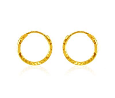 22Kt Gold Hoop Earrings - ErHp20532 - 22Kt Gold Hoop Earrings are ...