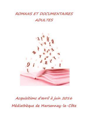 Calaméo Nouveautés livres adultes Avril à Juin 2016