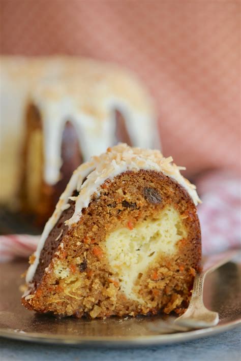 Carrot Bundt Cake Recipe With Cheesecake Filling