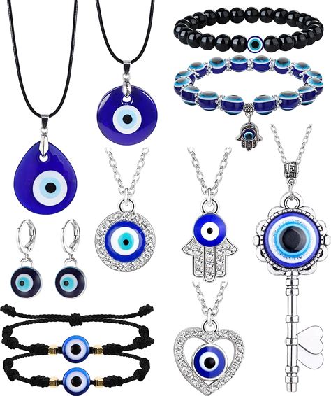 Jslohas Juego De Collares Con Colgante De Ojo Malvado Para Mujeres Y