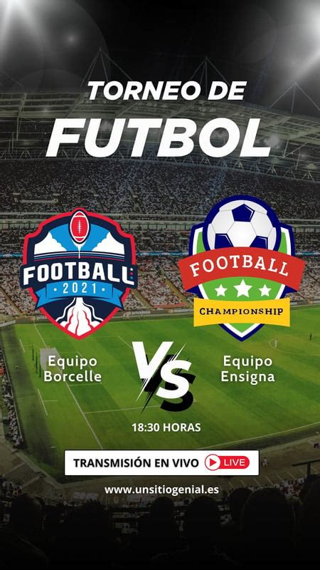 Plantillas De Plantillas De Futbol Online Gratis Canva