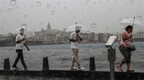 Meteoroloji den 12 İl İçin Turuncu ve Sarı Kodlu Uyarı Sel ve Heyelana