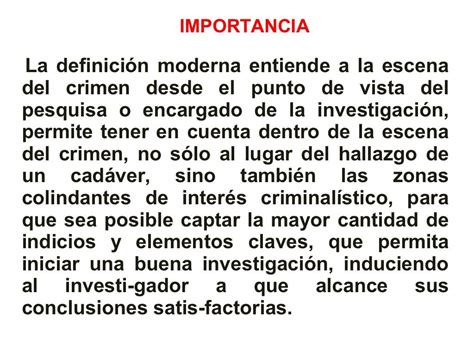 Metodologia De InvestigaciÓn Del Delito Y La Escena Del Crimen