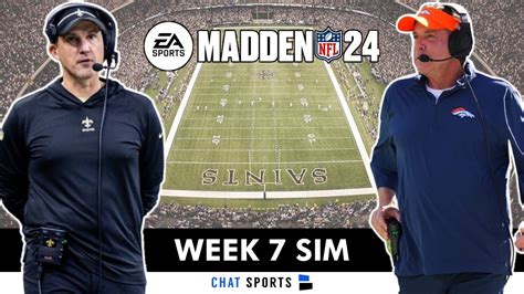 Saints Vs Broncos Tnf Madden Simulation For Nfl Season Saints