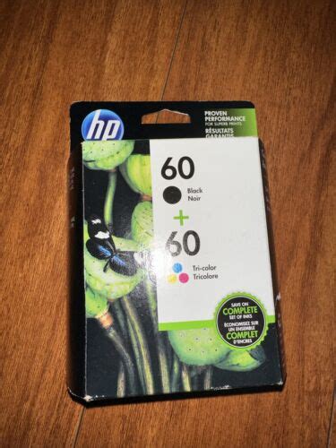 Hp 60 Black Tri Color Ink Cartridge Combo Pack Exp 10 2020 Unopened New 889894153623 Ebay