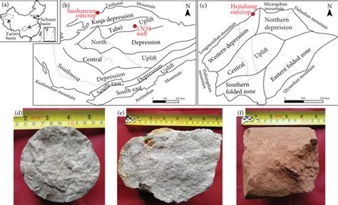 Location And Images Of The Rock Samples A Map Of China Showing The