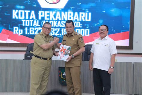 Media Center Terima Dipa Dan Buku Daftar Alokasi Tkd Pj Wali Kota