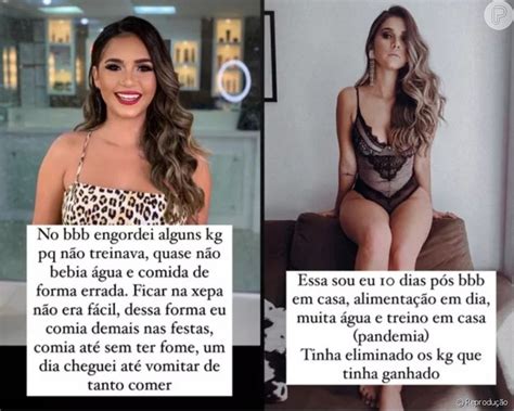 Corpo De Gizelly Bicalho Ex Bbb Emagrece Kg E Antes E Depois Choca