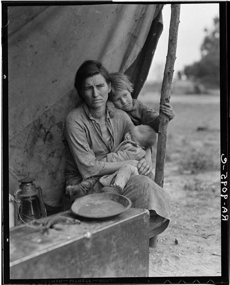 Migrant Mothers Dorothea Lange S Faces Of The Dust Bowl 1930s Flashbak