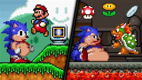 Playable Fat Sonic In Super Mario Bros All Stars Youtube