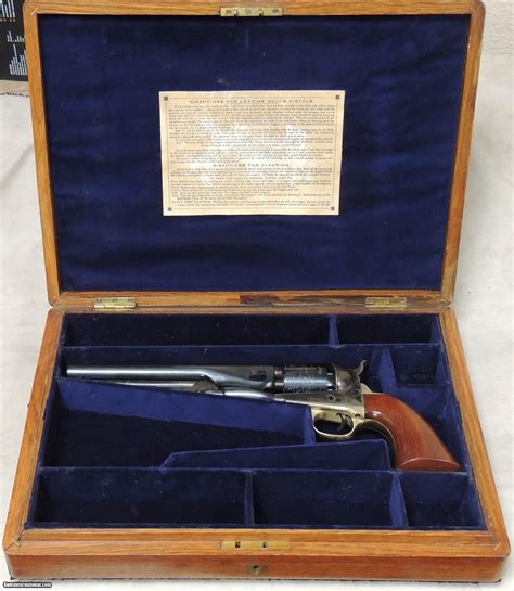 Cased Uberti 1861 Navy 36 Caliber Percussion Revolver New Sn A94060