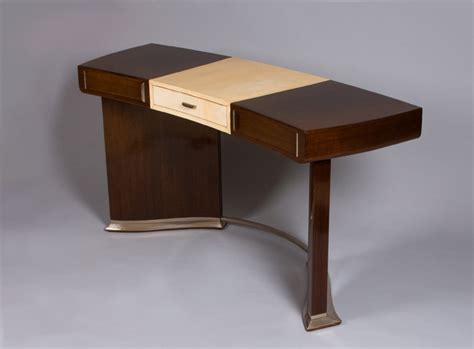 An Elegant Art Deco Writing Desk By Dominique Iliad