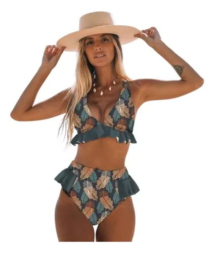 Biqu Nis Estampados Hot Pants Babados Bojo Parcelamento Sem Juros