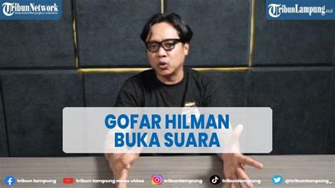 Gofar Hilman Blak Blakan Jawab Tuduhan Pelecehan Setelah Minggu