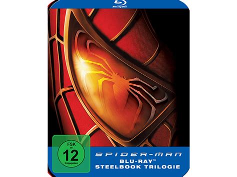 Spider Man Trilogie Steelbook Discs Blu Ray Mediamarkt