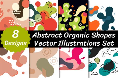 Organic Shapes Graphic By Vycstore · Creative Fabrica