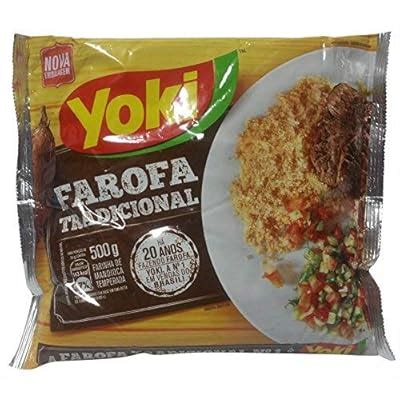 Buy Yoki, Farofa Pronta Seasoned Tapioca Flour, 17.63 Ounce Online at Lowest Price in Ubuy India ...