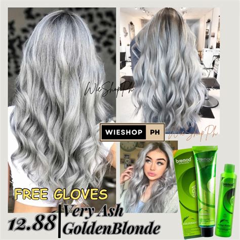 Bremod Very Ash Golden Blonde Set With Oxidizer Shopee Philippines