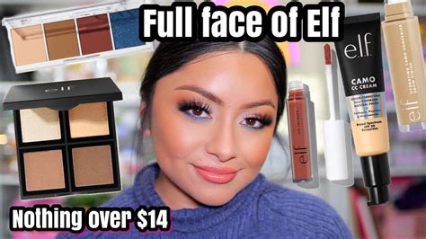 Full Face Using Elf Cosmetics Drugstore Makeup Tutorial Youtube