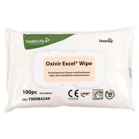 Diversey Oxivir Excel Wipe Ce Reinigings En Desinfectiedoekje