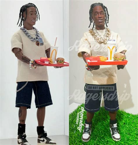 Travis Scott Mcdonalds Custom Figure - Etsy