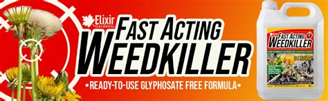 Elixir Gardens 4 Litre Fast Acting Glyphosate Free Weed Killer