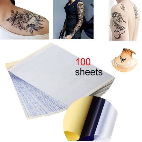 Pcs Tattoo Stencil Transfert Copieur Feuilles De Papier A Carbone