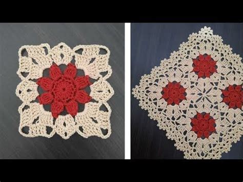 Crochet Taplak Meja Rajut Persegi Motif22 YouTube Crochet