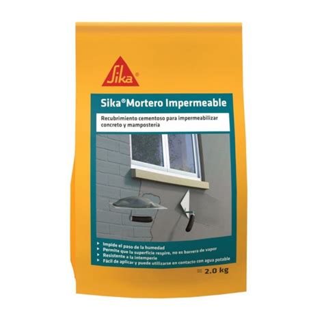 Sika Mortero Impermeable Blanco X Kg Sika