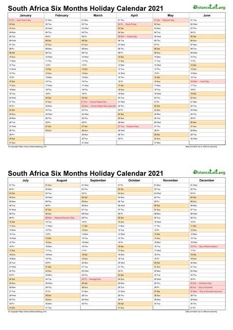 2023 Calendar Printable South Africa Get Latest 2023 News Update