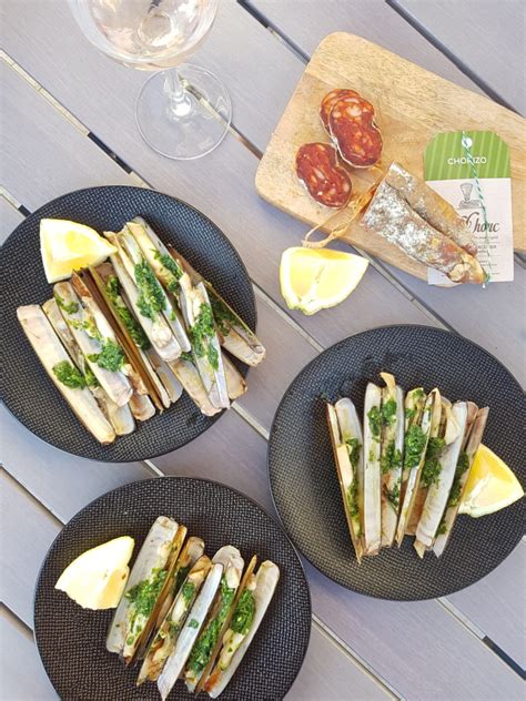 Couteaux En Persillade La Plancha On Cuisine Pour De Bon