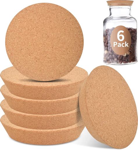 Amazon Pack Large Corks Lids Inch Canning Jar Lids Wood