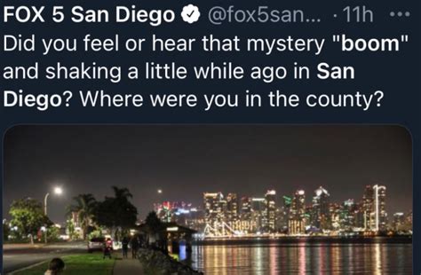 San Diego Mysterious Booms And Rumblings On June 9 2021 Strange Sounds