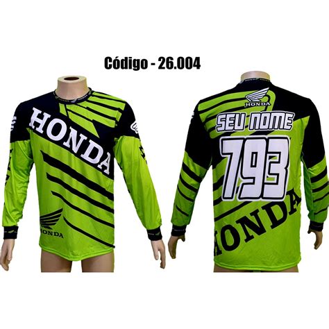 Camisa Camiseta Motocross Trilha Off Road Personalizada Shopee Brasil