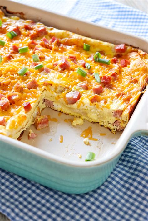 Ham And Cheese Breakfast Casserole Fab Everyday