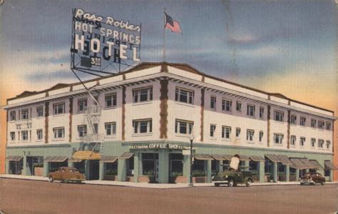 Paso Robles Hot Springs Hotel California Postcard