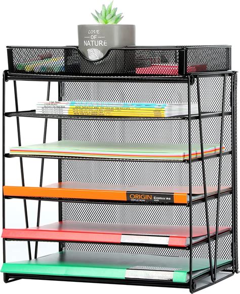 Samstar Letter Tray Organizer Tier Desk File Organizer Paper Sorter