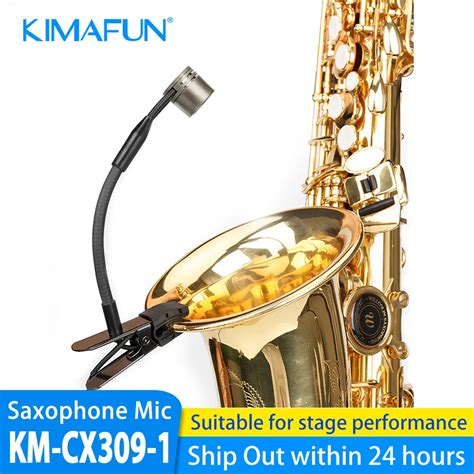 Kimafun Micr Fono De Saxof N Con Cable Instrumento Musical Para